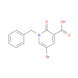 1-BENZYL-5-BROMO-2-OXO-1,2-DIHYDRO-3-PYRIDINECARBOXYLIC ACID - Click Image to Close