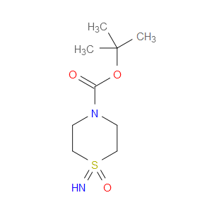 TERT-BUTYL 1-IMINO-1-OXO-1(LAMBDA6)-THIOMORPHOLINE-4-CARBOXYLATE