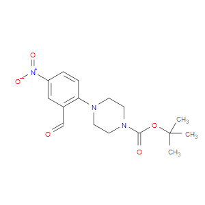 TERT-BUTYL 4-(2-FORMYL-4-NITROPHENYL)PIPERAZINE-1-CARBOXYLATE