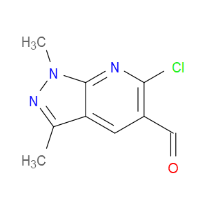 6-CHLORO-1,3-DIMETHYL-1H-PYRAZOLO[3,4-B]PYRIDINE-5-CARBALDEHYDE - Click Image to Close