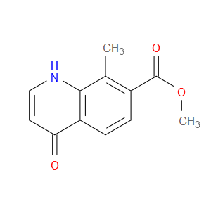 METHYL 8-METHYL-4-OXO-1,4-DIHYDROQUINOLINE-7-CARBOXYLATE - Click Image to Close