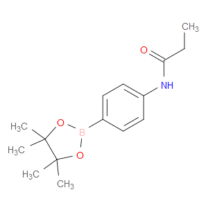 N-[4-(4,4,5,5-TETRAMETHYL-1,3,2-DIOXABOROLAN-2-YL)PHENYL]PROPANAMIDE