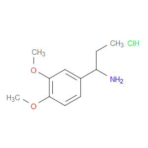 [1-(3,4-DIMETHOXYPHENYL)PROPYL]AMINE HYDROCHLORIDE