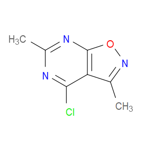 4-CHLORO-3,6-DIMETHYLISOXAZOLO[5,4-D]PYRIMIDINE