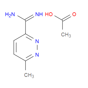 6-METHYL-3-PYRIDAZINECARBOXIMIDAMIDE ACETATE
