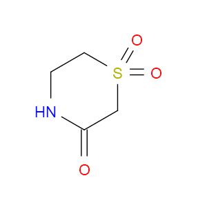 3-THIOMORPHOLINONE 1,1-DIOXIDE - Click Image to Close