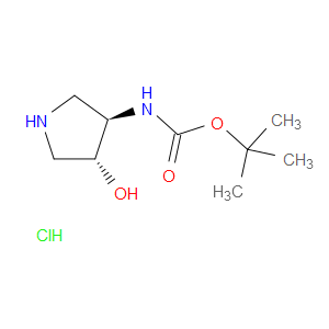 TERT-BUTYL ((3R,4R)-4-HYDROXYPYRROLIDIN-3-YL)CARBAMATE HYDROCHLORIDE