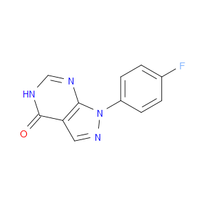 1-(4-FLUOROPHENYL)-1,5-DIHYDRO-4H-PYRAZOLO[3,4-D]PYRIMIDIN-4-ONE - Click Image to Close
