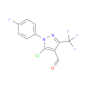 5-CHLORO-1-(4-FLUOROPHENYL)-3-(TRIFLUOROMETHYL)-1H-PYRAZOLE-4-CARBALDEHYDE
