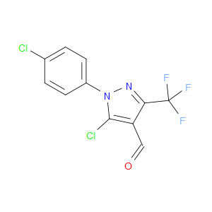 5-CHLORO-1-(4-CHLOROPHENYL)-3-(TRIFLUOROMETHYL)-1H-PYRAZOLE-4-CARBALDEHYDE