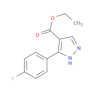 ETHYL 5-(4-FLUOROPHENYL)-1H-PYRAZOLE-4-CARBOXYLATE - Click Image to Close
