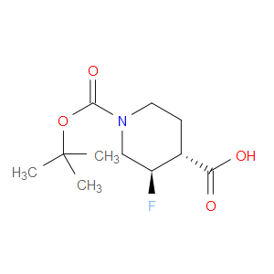 (3,4)-TRANS-1-(TERT-BUTOXYCARBONYL)-3-FLUOROPIPERIDINE-4-CARBOXYLIC ACID - Click Image to Close