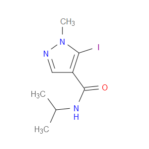 5-IODO-1-METHYL-N-(PROPAN-2-YL)-1H-PYRAZOLE-4-CARBOXAMIDE - Click Image to Close