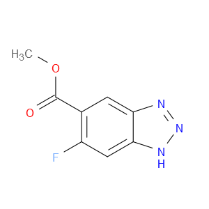 METHYL 6-FLUORO-1H-1,2,3-BENZOTRIAZOLE-5-CARBOXYLATE - Click Image to Close