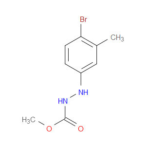 METHYL 2-(4-BROMO-3-METHYLPHENYL)HYDRAZINECARBOXYLATE