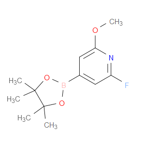 2-FLUORO-6-METHOXY-4-(4,4,5,5-TETRAMETHYL-1,3,2-DIOXABOROLAN-2-YL)PYRIDINE