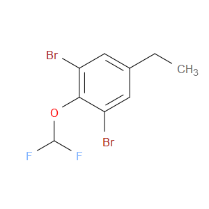1,3-DIBROMO-2-(DIFLUOROMETHOXY)-5-ETHYLBENZENE