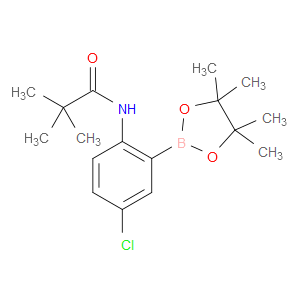 5-CHLORO-2-(PIVALOYLAMINO)PHENYLBORONIC ACID PINACOL ESTER
