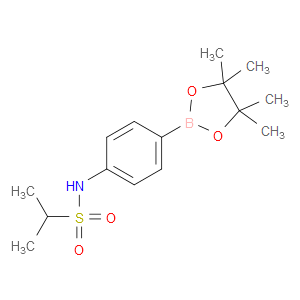 PROPANE-2-SULFONIC ACID [4-(4,4,5,5-TETRAMETHYL-[1,3,2]DIOXABOROLAN-2-YL)-PHENYL]-AMIDE