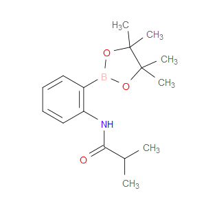 2-METHYL-N-[2-(4,4,5,5-TETRAMETHYL-1,3,2-DIOXABOROLAN-2-YL)PHENYL]PROPANAMIDE - Click Image to Close