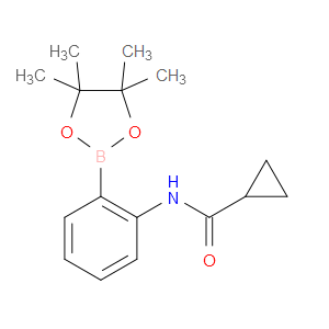 N-[2-(4,4,5,5-TETRAMETHYL-1,3,2-DIOXABOROLAN-2-YL)PHENYL]CYCLOPROPANECARBOXAMIDE