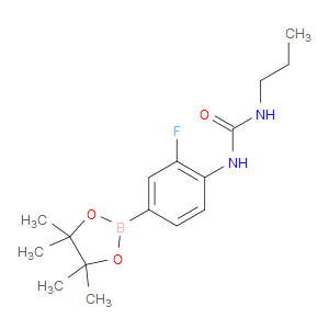 1-[2-FLUORO-4-(4,4,5,5-TETRAMETHYL-1,3,2-DIOXABOROLAN-2-YL)PHENYL]-3-PROPYLUREA