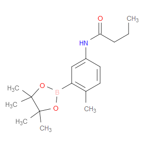 N-[4-METHYL-3-(TETRAMETHYL-1,3,2-DIOXABOROLAN-2-YL)PHENYL]BUTANAMIDE - Click Image to Close