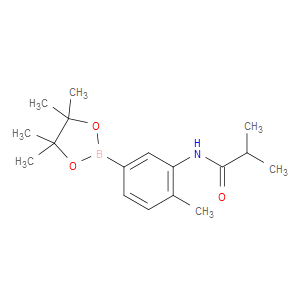 2-METHYL-N-[2-METHYL-5-(TETRAMETHYL-1,3,2-DIOXABOROLAN-2-YL)PHENYL]PROPANAMIDE