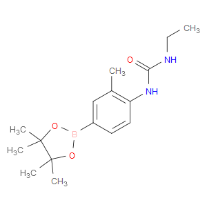 3-ETHYL-1-[2-METHYL-4-(TETRAMETHYL-1,3,2-DIOXABOROLAN-2-YL)PHENYL]UREA
