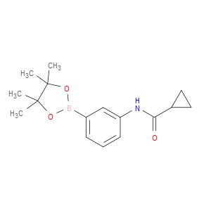 N-(3-(4,4,5,5-TETRAMETHYL-1,3,2-DIOXABOROLAN-2-YL)PHENYL)CYCLOPROPANECARBOXAMIDE