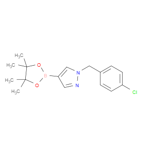 1-(4-CHLOROBENZYL)-4-(4,4,5,5-TETRAMETHYL-1,3,2-DIOXABOROLAN-2-YL)-1H-PYRAZOLE