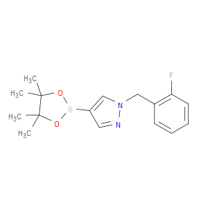 1-[(2-FLUOROPHENYL)METHYL]-4-(4,4,5,5-TETRAMETHYL-1,3,2-DIOXABOROLAN-2-YL)-1H-PYRAZOLE