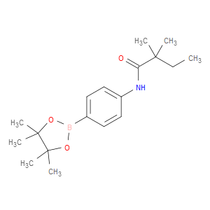 2,2-DIMETHYL-N-[4-(TETRAMETHYL-1,3,2-DIOXABOROLAN-2-YL)PHENYL]BUTANAMIDE