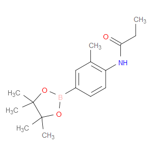N-[2-METHYL-4-(4,4,5,5-TETRAMETHYL-1,3,2-DIOXABOROLAN-2-YL)PHENYL]PROPANAMIDE - Click Image to Close