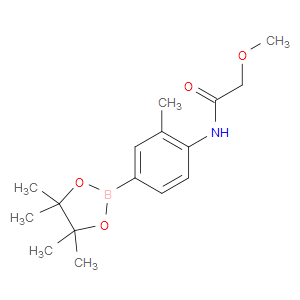 2-METHOXY-N-[2-METHYL-4-(4,4,5,5-TETRAMETHYL-1,3,2-DIOXABOROLAN-2-YL)PHENYL]ACETAMIDE - Click Image to Close