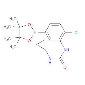 1-[2-CHLORO-5-(TETRAMETHYL-1,3,2-DIOXABOROLAN-2-YL)PHENYL]-3-CYCLOPROPYLUREA