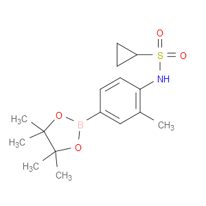 N-[2-METHYL-4-(4,4,5,5-TETRAMETHYL-1,3,2-DIOXABOROLAN-2-YL)PHENYL]CYCLOPROPANESULFONAMIDE