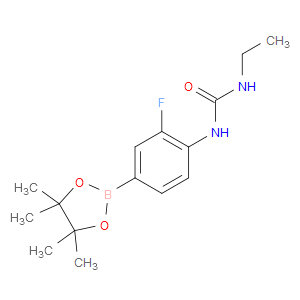 3-ETHYL-1-[2-FLUORO-4-(4,4,5,5-TETRAMETHYL-1,3,2-DIOXABOROLAN-2-YL)PHENYL]UREA