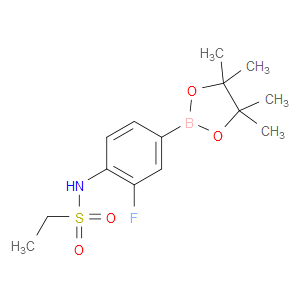 N-[2-FLUORO-4-(4,4,5,5-TETRAMETHYL-1,3,2-DIOXABOROLAN-2-YL)PHENYL]ETHANE-1-SULFONAMIDE