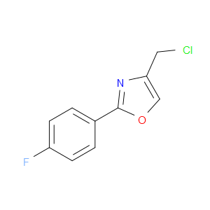 4-(CHLOROMETHYL)-2-(4-FLUOROPHENYL)-1,3-OXAZOLE - Click Image to Close