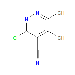 3-CHLORO-5,6-DIMETHYLPYRIDAZINE-4-CARBONITRILE