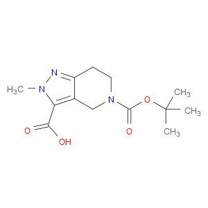 5-(TERT-BUTOXYCARBONYL)-2-METHYL-4,5,6,7-TETRAHYDRO-2H-PYRAZOLO[4,3-C]PYRIDINE-3-CARBOXYLIC ACID