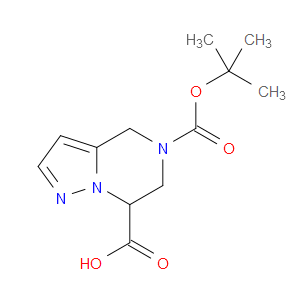 5-(TERT-BUTOXYCARBONYL)-4,5,6,7-TETRAHYDROPYRAZOLO[1,5-A]PYRAZINE-7-CARBOXYLIC ACID