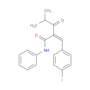 2-(4-FLUOROBENZYLIDENE)-4-METHYL-3-OXO-N-PHENYLPENTANAMIDE