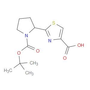 2-(1-[(TERT-BUTOXY)CARBONYL]PYRROLIDIN-2-YL)-1,3-THIAZOLE-4-CARBOXYLIC ACID