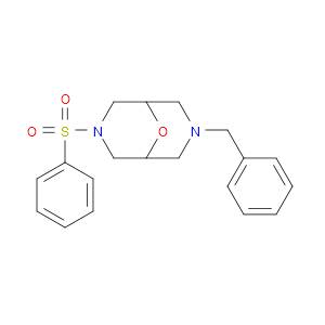 3-BENZYL-7-(PHENYLSULFONYL)-9-OXA-3,7-DIAZABICYCLO[3.3.1]NONANE