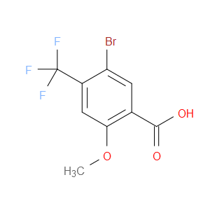 5-BROMO-2-METHOXY-4-(TRIFLUOROMETHYL)BENZOIC ACID