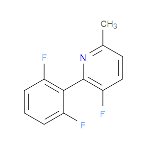 2-(2,6-DIFLUOROPHENYL)-3-FLUORO-6-METHYLPYRIDINE