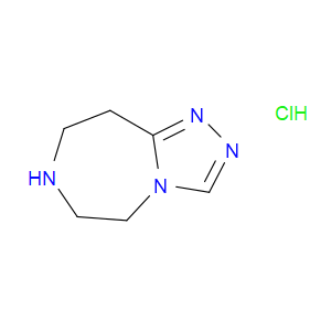 6,7,8,9-TETRAHYDRO-5H-[1,2,4]TRIAZOLO[4,3-D][1,4]DIAZEPINE HYDROCHLORIDE - Click Image to Close