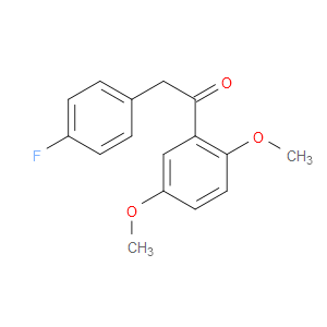 1-(2,5-DIMETHOXYPHENYL)-2-(4-FLUOROPHENYL)ETHANONE